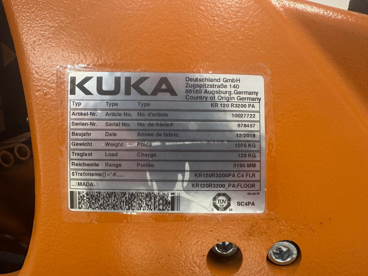 KUKA KR120 R3200 PA | KR C4 | Baujahr 2018