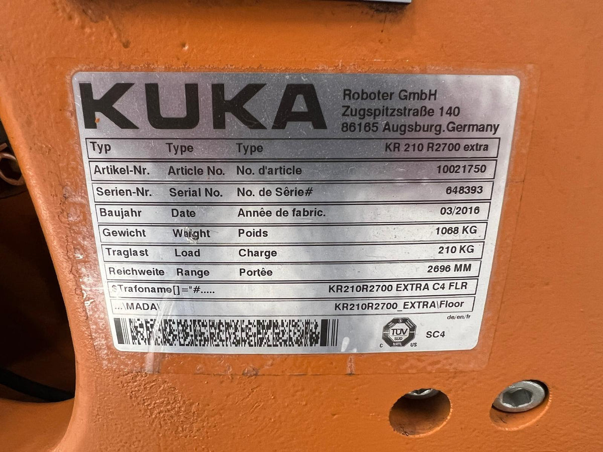 KUKA KR210 R2700 extra | KR C4 | Baujahr 2016