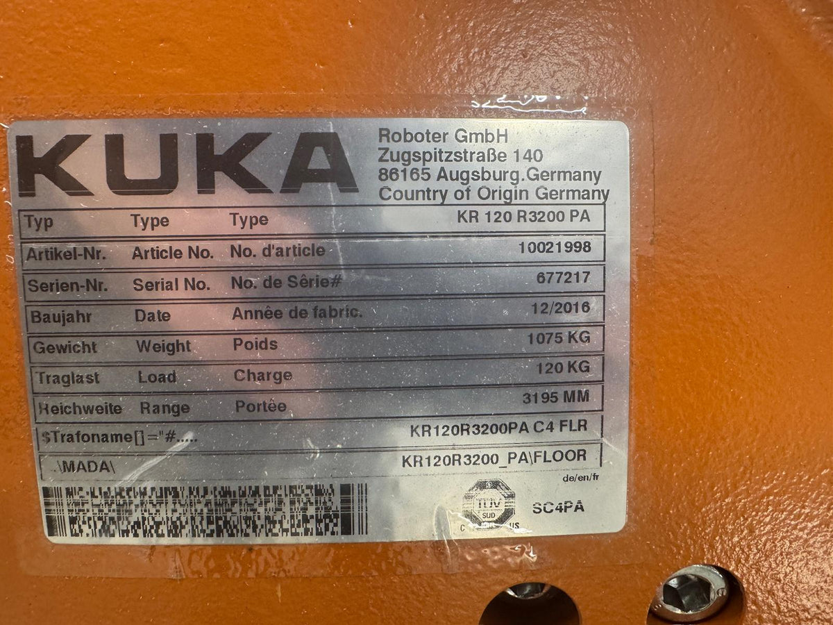 KUKA KR120 R3200 PA | KR C4 | Baujahr 2016