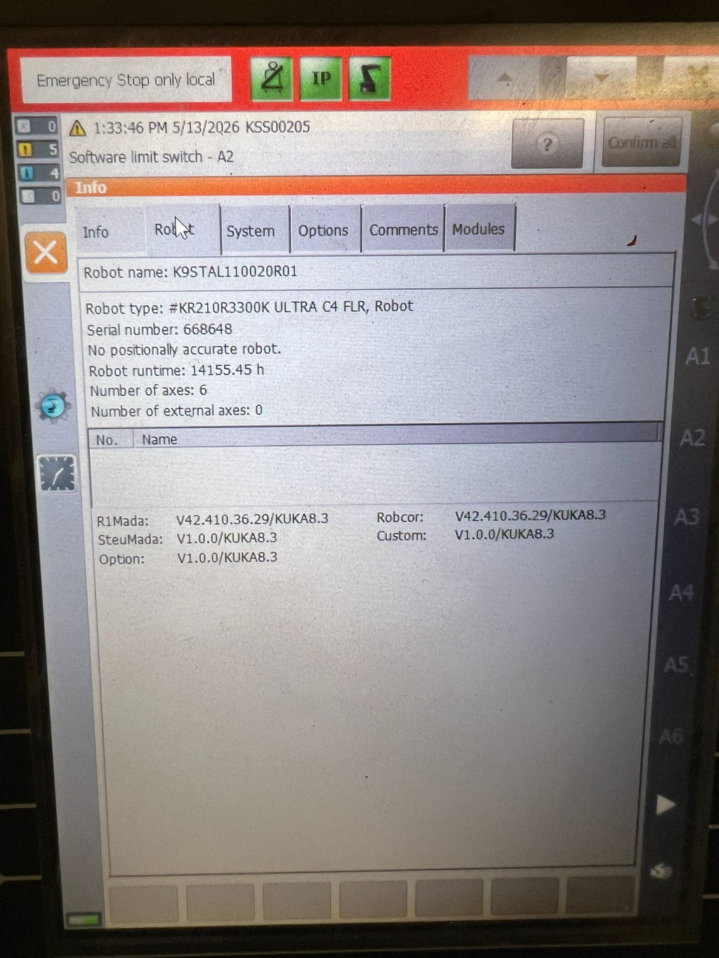 KUKA KR120 R3300 K Ultra | KR C4 | Baujahr 2014